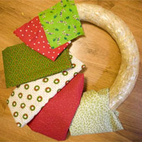 Fabric Wreath