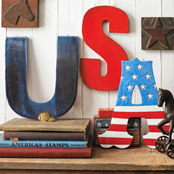 USA patriotic decor