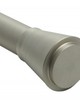 Brimar Smooth Metal Pole 10 feet 1.25 Diameter  Brushed Nickel