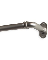 Blackout Curtain Rod Satin Nickel 28-48in by   