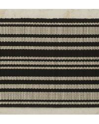 Striped Jacquard Tape Black and Cream by   