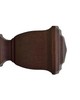 Finestra Wood Ring with Eyelet for 2in Pole Pecan