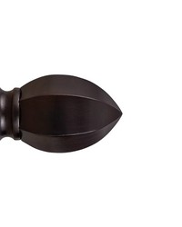 Reid Finial Espresso by   