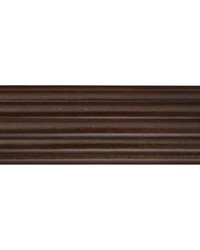 4 Foot Reeded Pole 2in Diameter Walnut by   