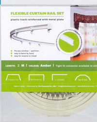 Super Flex Curtain Track Kit 6.6 ft by   