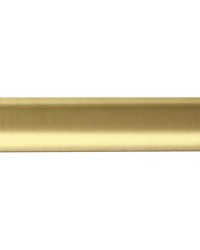 Aria Metal Pole 1 1/8 Diameter 12ft Brushed Brass FM2812 Bb by   