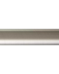 Aria Metal Pole 1 1/8 Diameter 6ft Brushed Nickel FM286 Bn by   