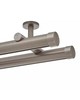 Aria Metal 1 3/8in Diameter H-Rail Traverse System Double Rod  Polished Nickel