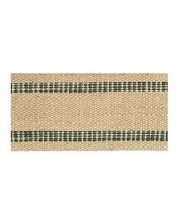 Jute Webbing Green Stripe 72 Yard Roll by   