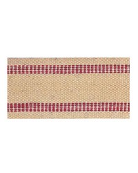 Jute Webbing Red Stripe 72 Yard Roll by   