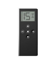 Push15 Handheld Remote with Wall Mount Black by  Aria Metal 