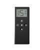 Aria Metal Push15 Handheld Remote with Wall Mount Black