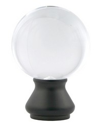 Orpheus Finial Black by   