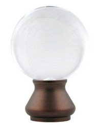 Orpheus Finial Oil Rubbed Bronze by   