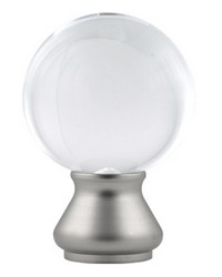 Orpheus Finial Brushed Nickel by   