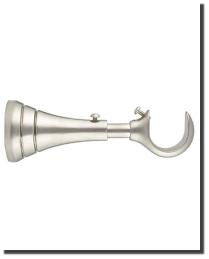 Crescent Wall Bracket Brushed Nickel by   