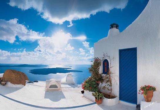 Santorini-HD-Wallpaper-1080p - Greek Philosophy Tours