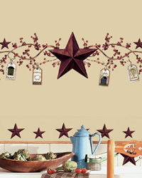 Country Stars  Berries Peel  Stick Wall Decals RMK1276SCS by   