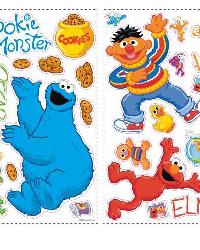 Sesame Street Peel  Stick Wall Decals RMK1384SCS by   