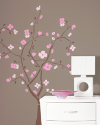 Spring Blossom Peel  Stick Giant Wall Decal RMK1555GM by   