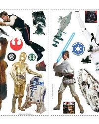 Star Wars Classic Peel  Stick Wall Decals  by   