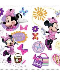 Mickey  Friends - Minnie Bow-Tique Peel  Stick Wall Decals RMK1666SCS by   