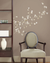 Silver Dollar Branch Peel  Stick Giant Wall Decal RMK1677GM by   