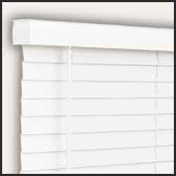 Snow White Budget Cordless 2 inch faux blinds