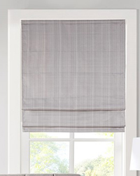 Galen Basketweave Cordless Roman Shade Grey by   