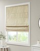 Olliix Como Faux Silk Cordless Roman Shade Taupe