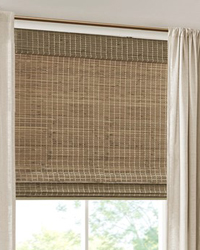 Eastfield Bamboo Light Filtering Roman Shade Natural Ash by   