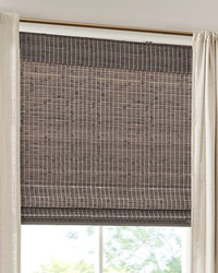 Eastfield Bamboo Light Filtering Roman Shade Grey Ash by   