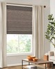 Olliix Eastfield Bamboo Light Filtering Roman Shade Grey Ash