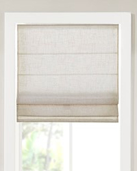 Kyler Linen Blend Light Filtering Cordless Roman Shade Natural by   