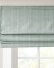 Olliix Galen Basketweave Cordless Roman Shade Green