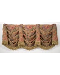 Tucked Valance with pelmets by   