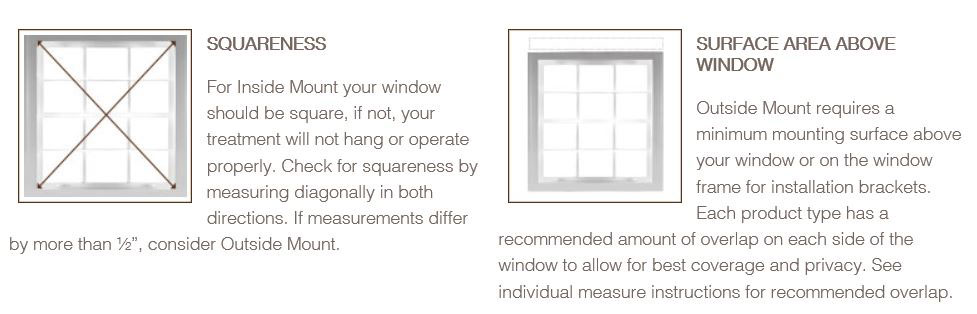 Choosing Outside Mount squareness