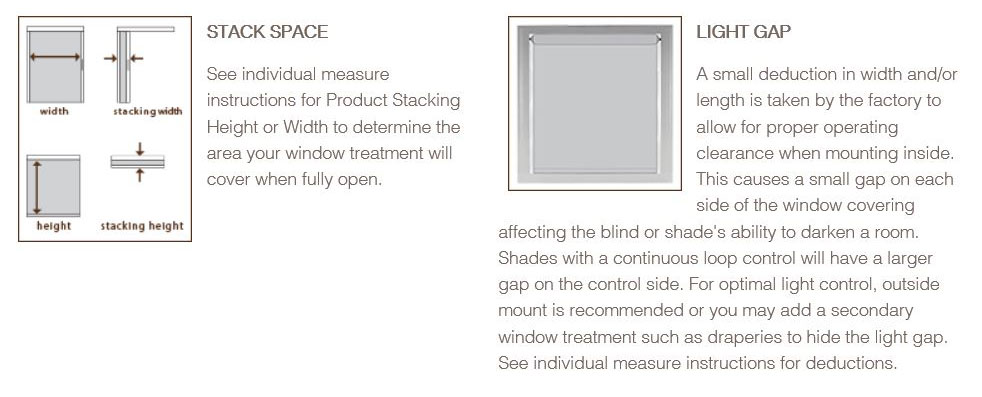 Choosing Outside Mount Light gap and stackspace