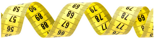 Measuring for custom curtains and drapes.