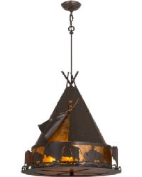 Teepee w  Buffalo Pendant 15381 by   