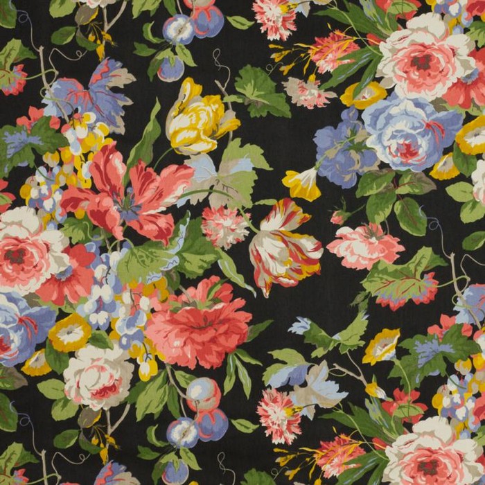 RM Coco Grand Bouquet Licorice Fabric