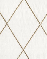 Diamond Trellis Sheer Linen by   