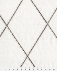 Diamond Trellis Sheer Travertine by   