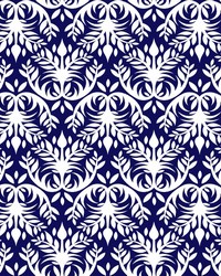 Double Dutch Damask Reversal Indigo by   