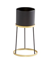 Liza Stand Small Black and Gold by   