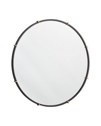 Klipp Round Mirror Small Black by   