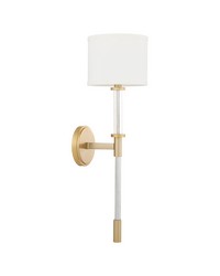 Hightower 1 Light Wall Sconce Aged Brass by   