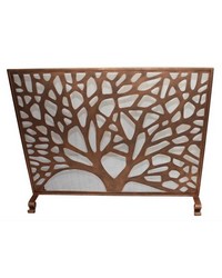 Cut-out Tree Single Fire Screen by   