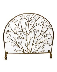 Ital Gold Branch  Berry Fire Screen by   