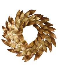 Copper Italian Gold Iron Wreath by   